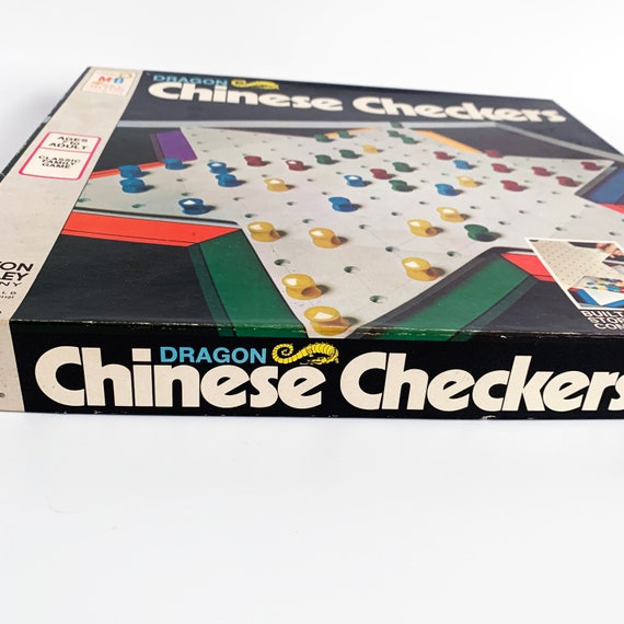 Vintage 1973 Chinese Checkers Board Game by Milton Bradley