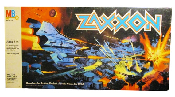 Vintage Zaxxon by Sega Board Game 1982 Toy 100% Complete 80s