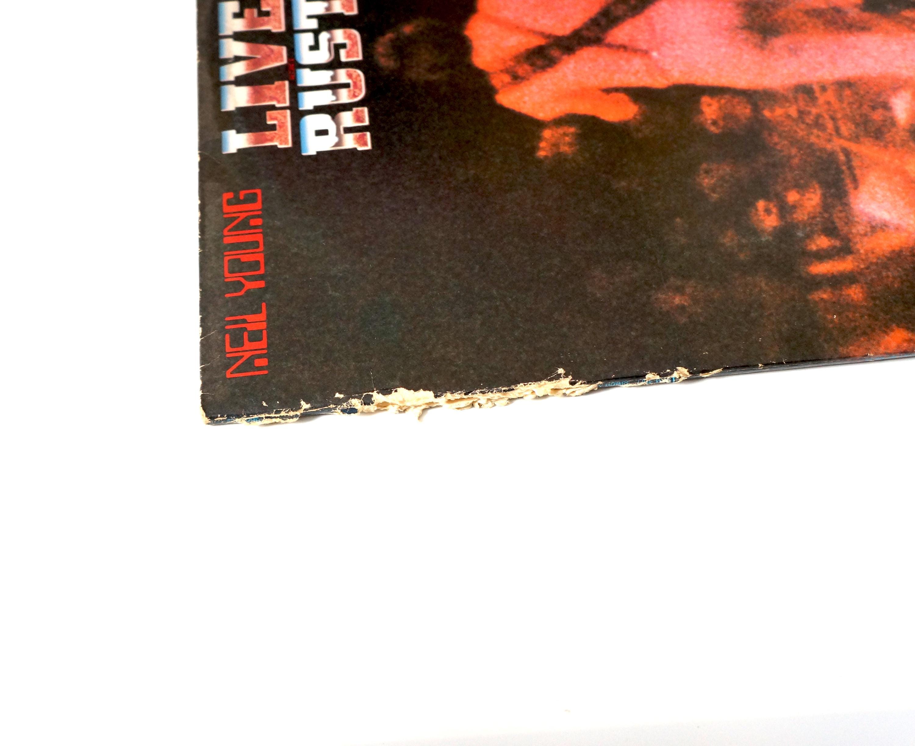 Vintage Neil Young and Crazy Horse Live Rust 1979 Live Vinyl Album