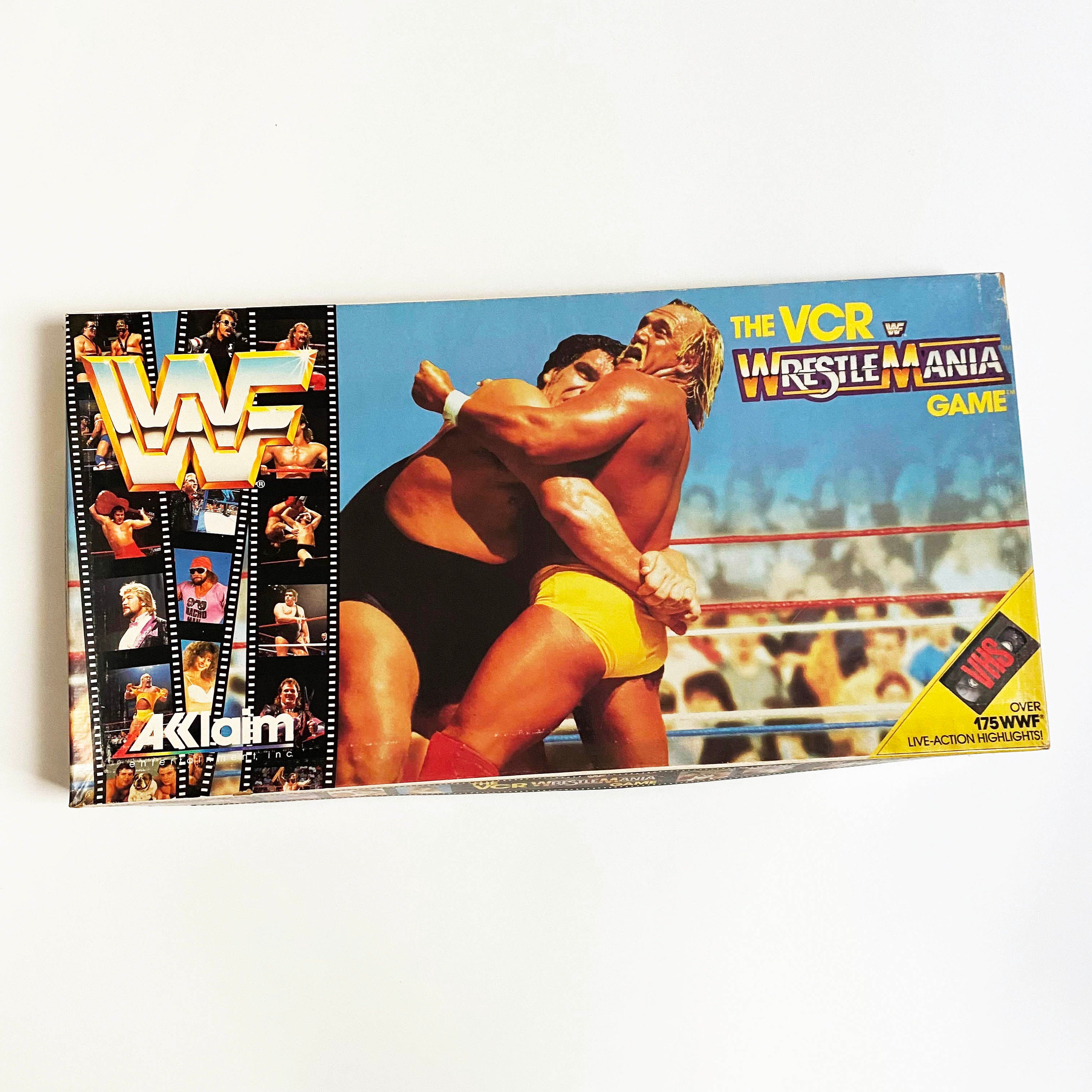 Vintage 1988 the VCR Wrestlemania Game Board Game 1980s
