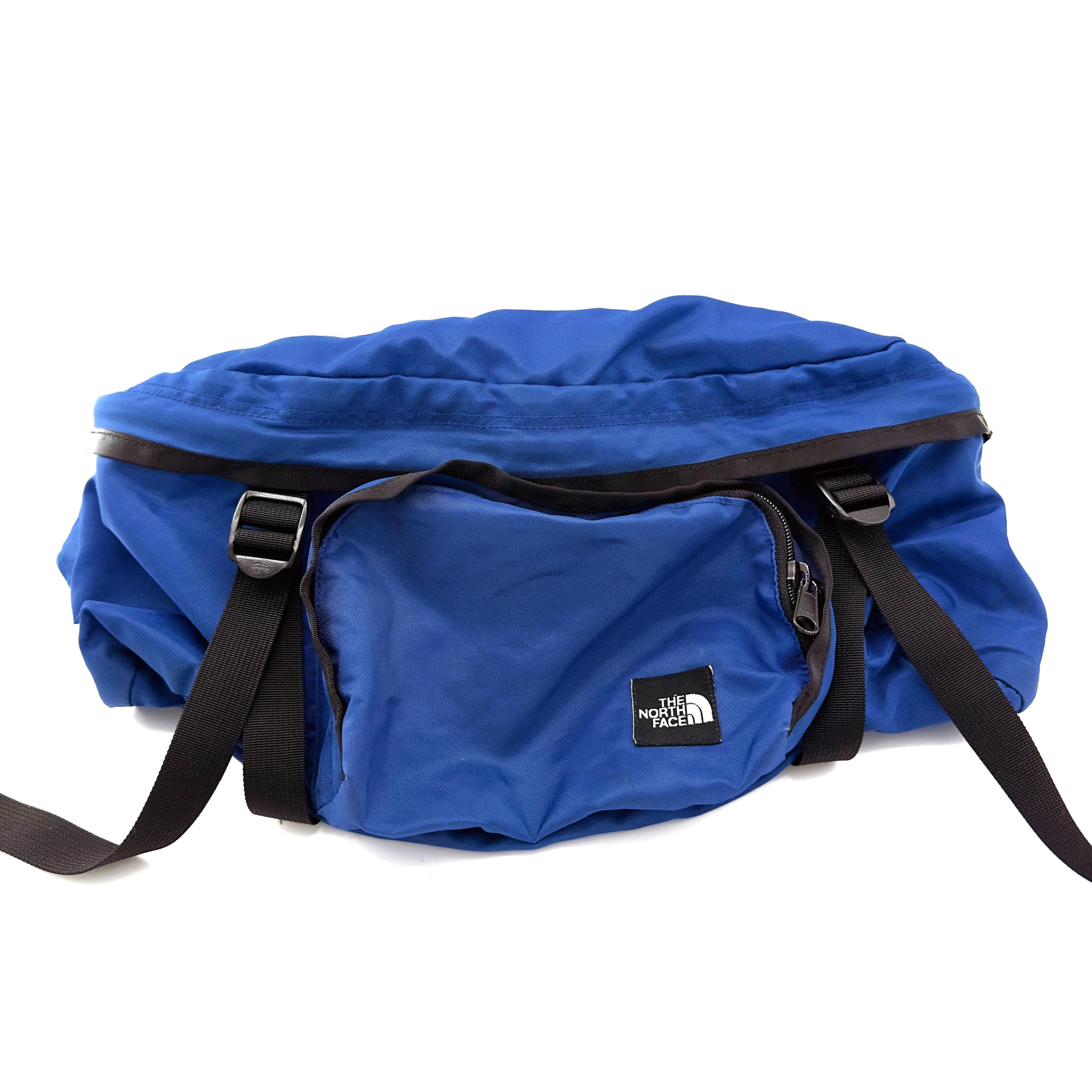 Vintage North Face Blue Large Crossbody Bag Mountain Bike Sling