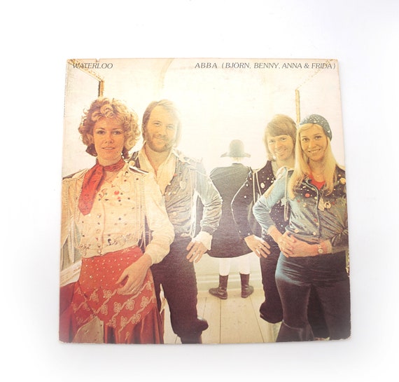 Vintage 1974 ABBA Waterloo LP Record Vinyl 12