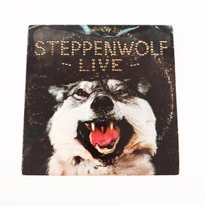 Vintage Steppenwolf Live Born to be Wild 1968 Original Album Record 12 Vinyl MCA 1960s Fuzz Live Album
