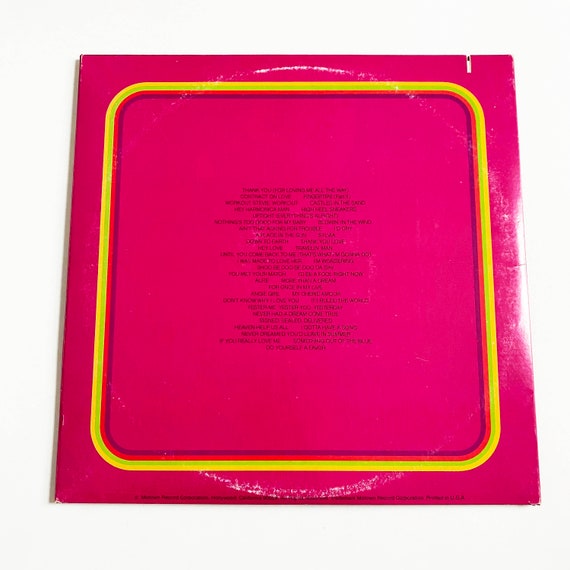 Vintage Stevie Wonder Looking Back 4 Album Set Vinyl LP Record