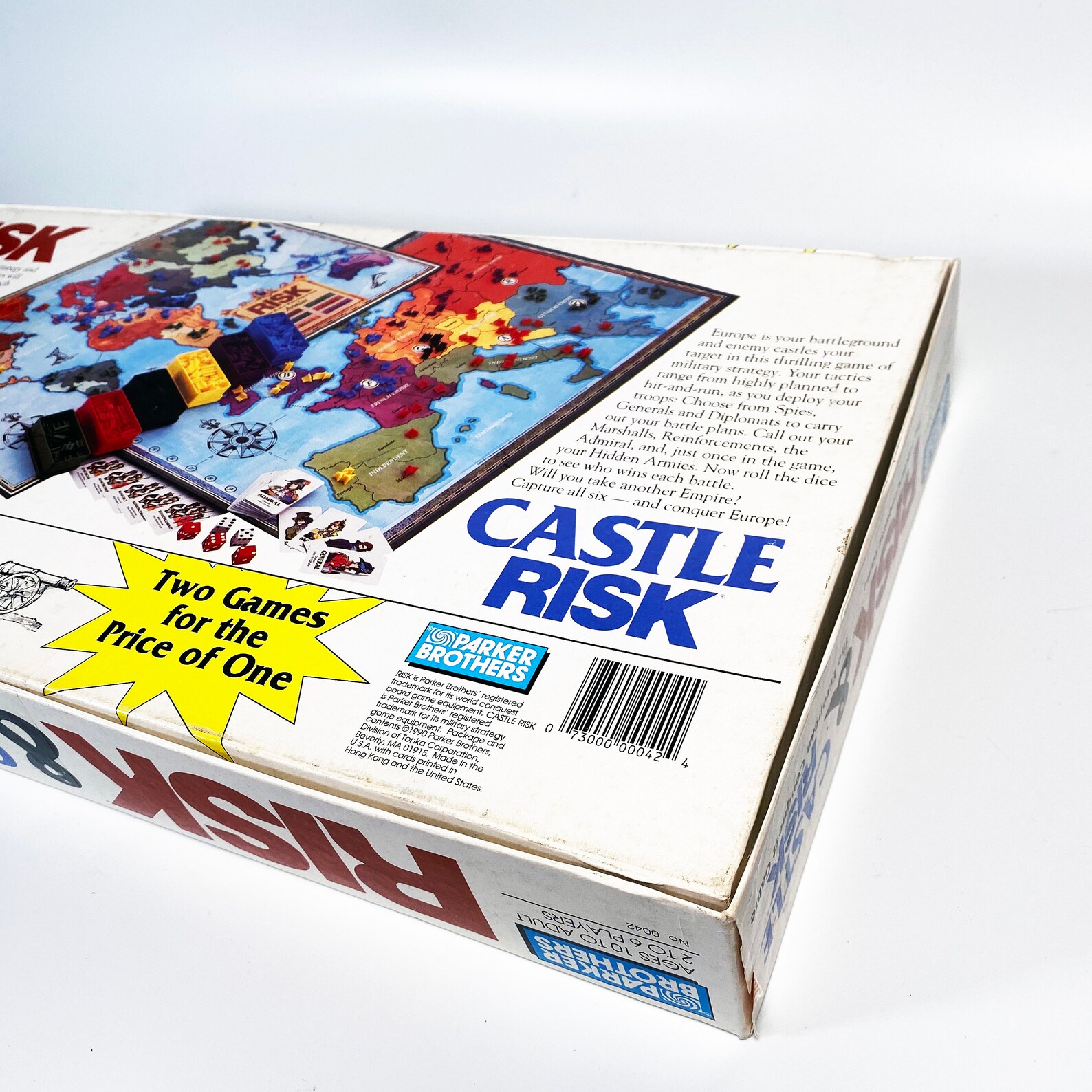 Vintage Risk & Castle Risk Board Game, Parker Bros 1990s, Complete - Etsy