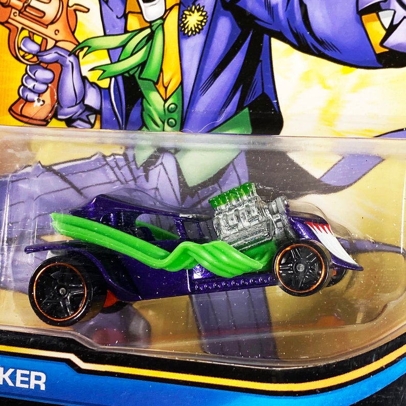 Hot Wheels Joker Batman DC Comics Classic Toy Car Movie Car Etsy