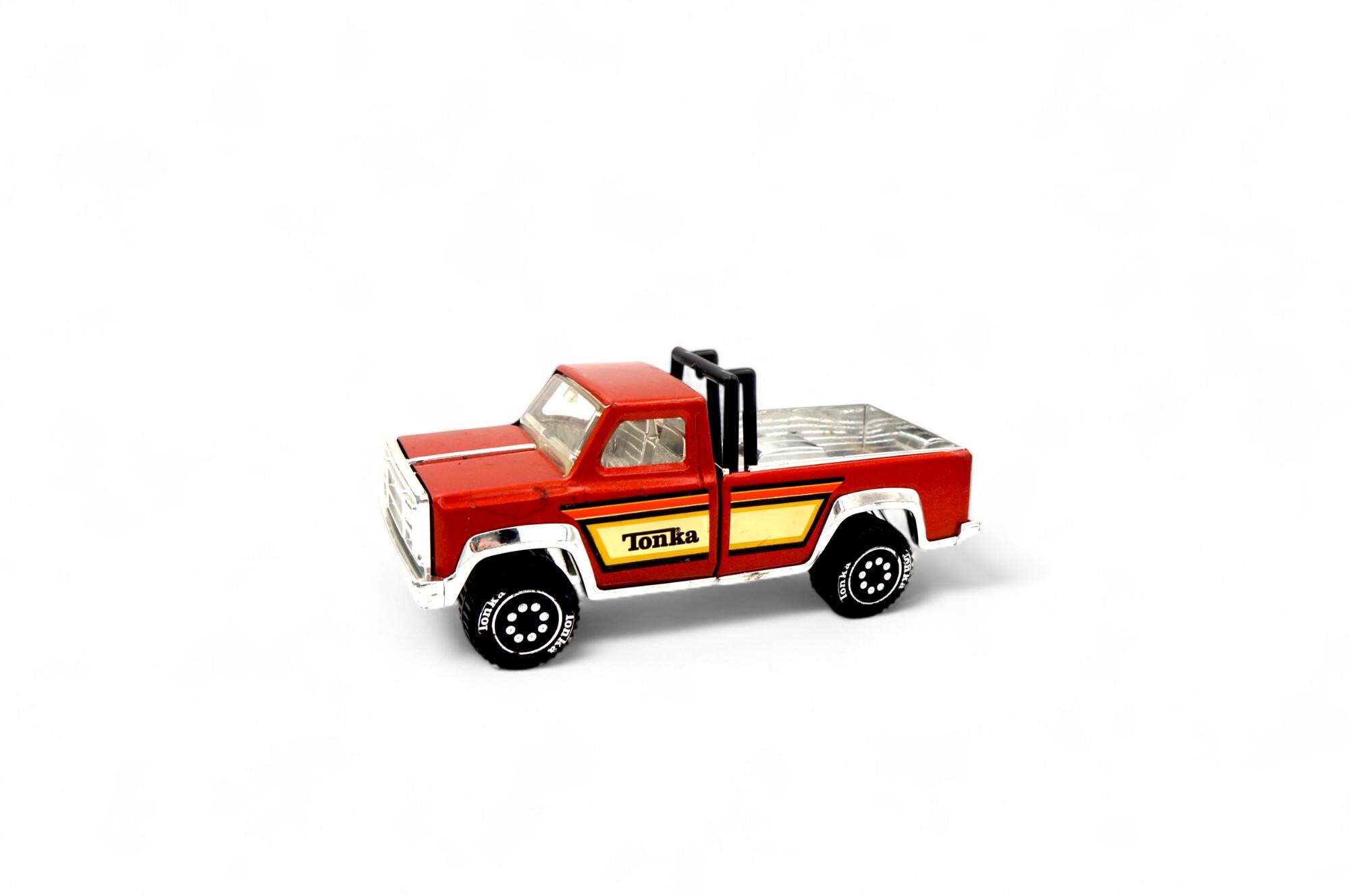 Vintage 1970's Tonka Steel 2 Tone 4x4 Pick up Truck 70's Pressed