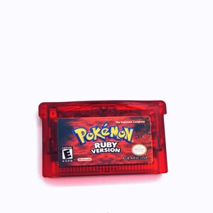 Authentic Nintendo Pokemon Ruby Version Game Boy Advance GBA Video Game ...