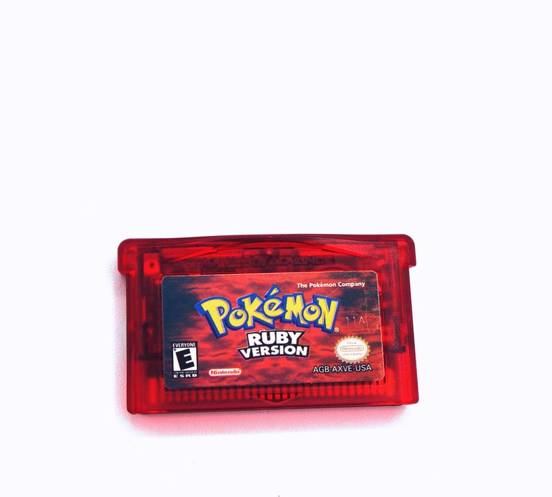 Authentic Nintendo Pokemon Ruby Version Game Boy Advance GBA Video Game ...