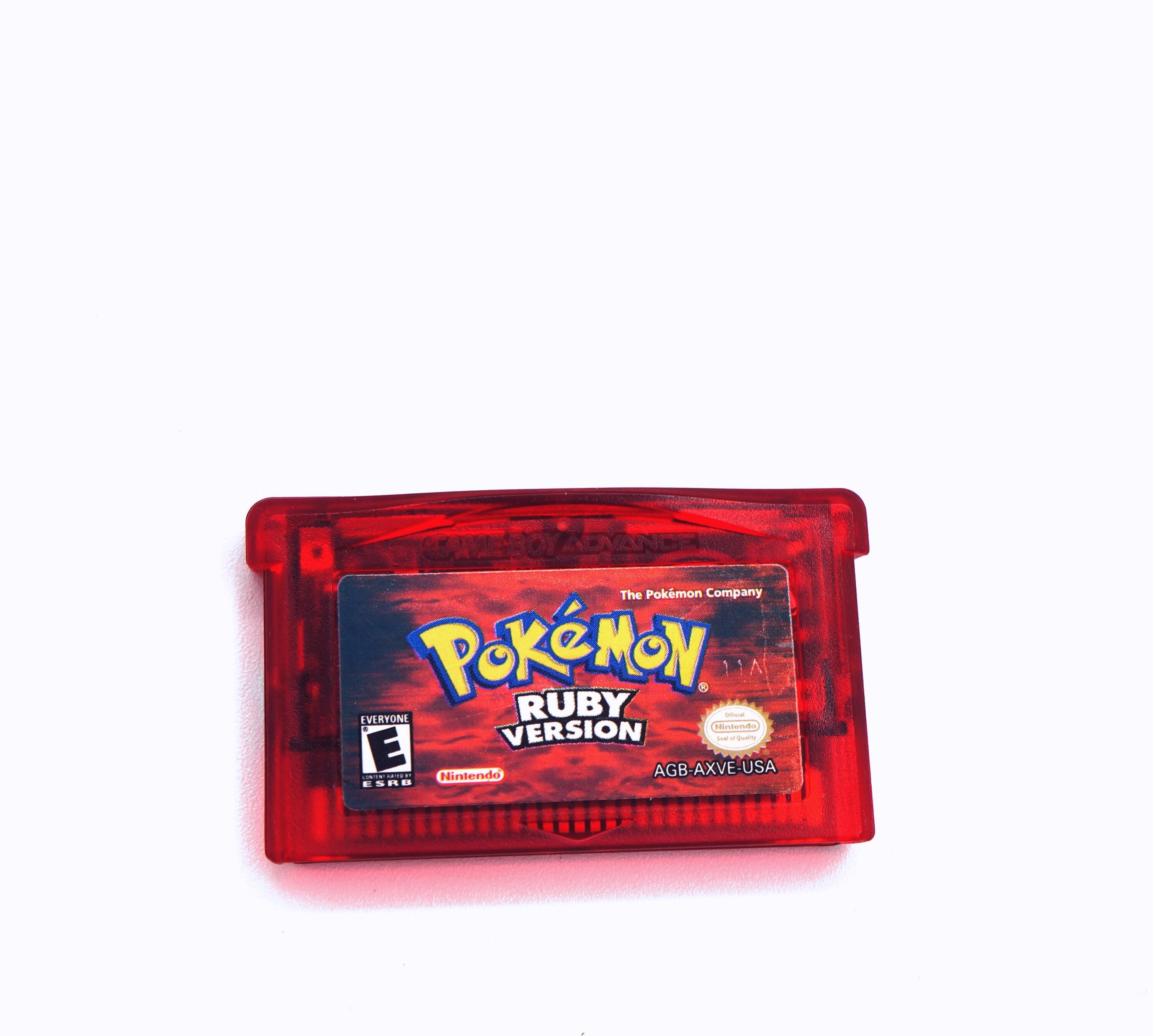 Authentic Nintendo Pokemon Ruby Version Game Boy Advance GBA Video Game ...