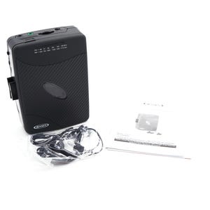 Vintage Jensen SCR-75 Walkman Portable Stereo Cassette Tape Player AM/FM Radio Works Black