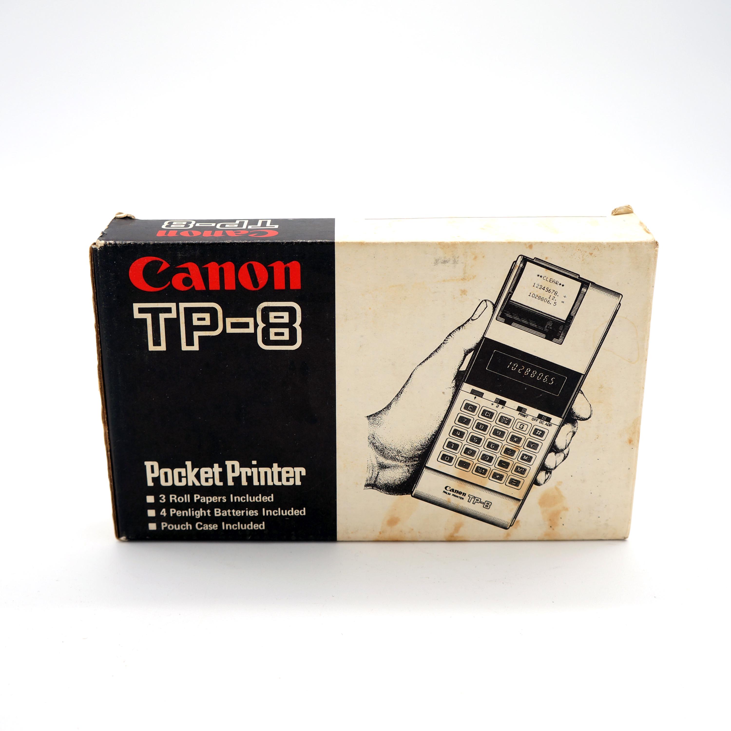 Vintage Canon TP-8 Pocket Printer 80's Thermal Printer - Etsy