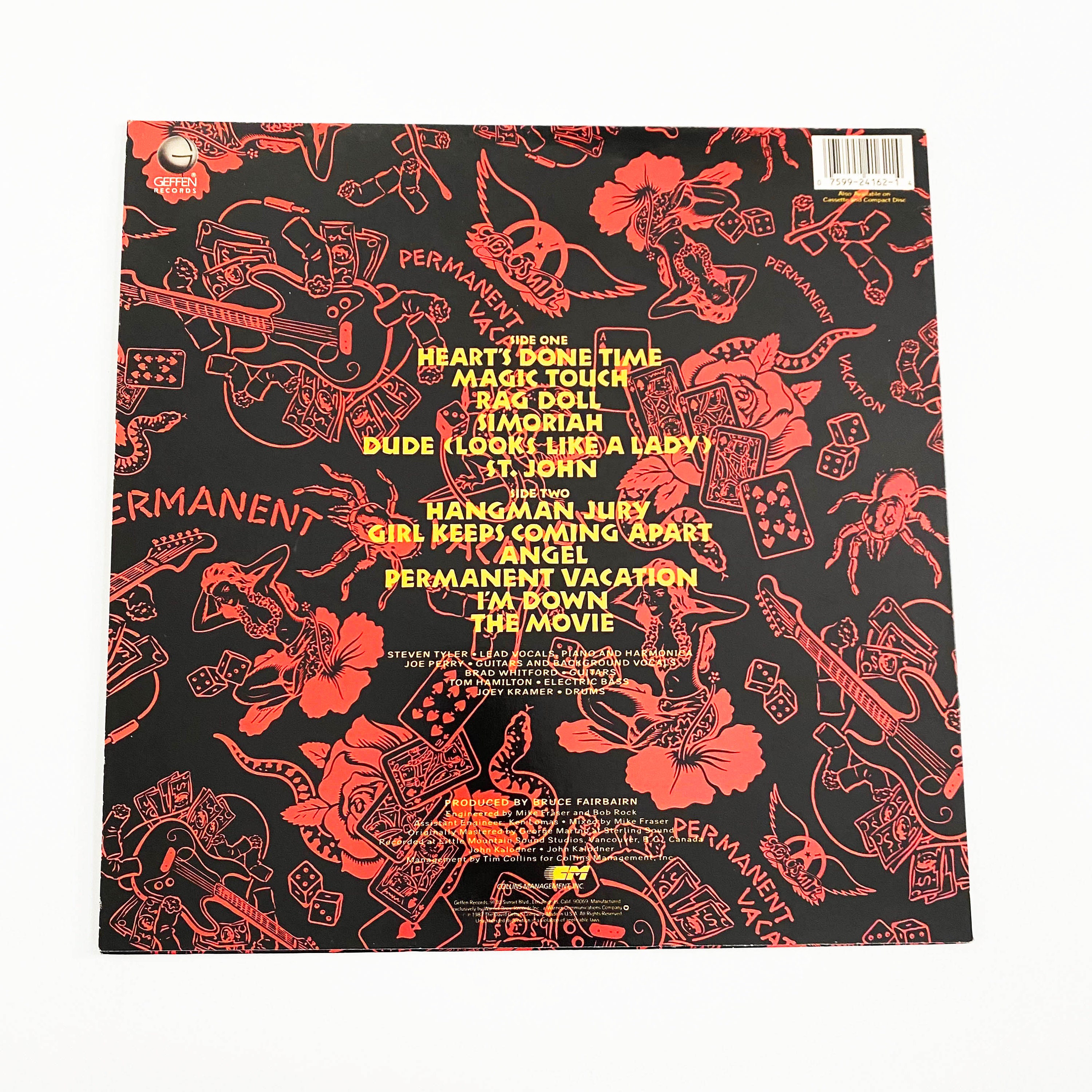 AEROSMITH 80s PERMANENT VACATION エアロスミス