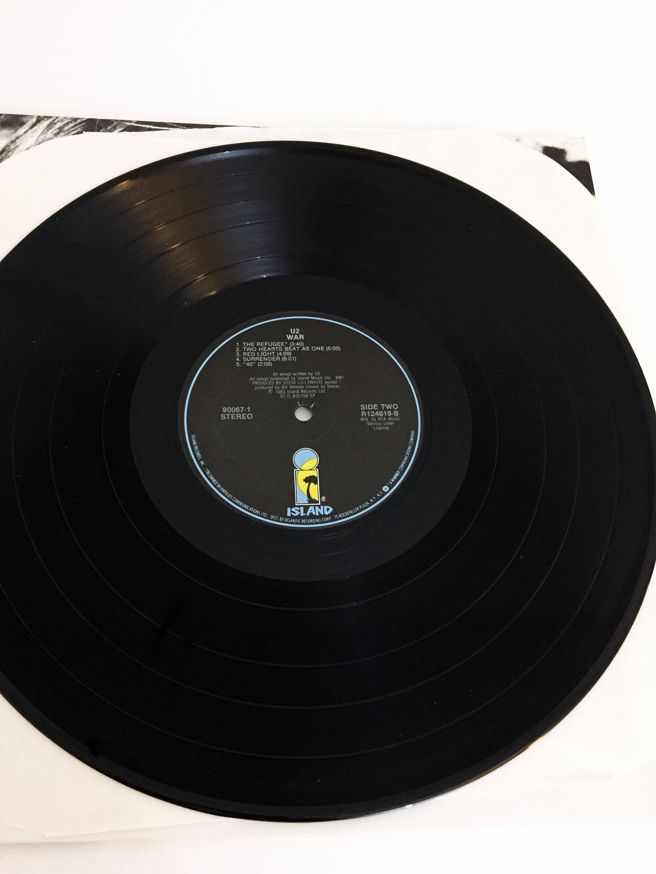 Vintage Original U2 War Gatefold LP With Liner Record Album Vinyl