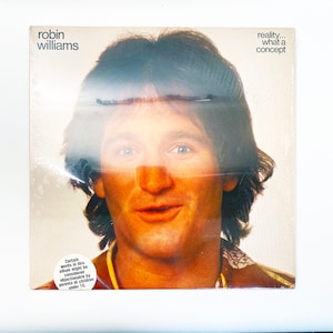 Vintage Robin Williams Reality What a Concept Standup Comedy Vinyl Record Album LP 12&quot; 1979 70s