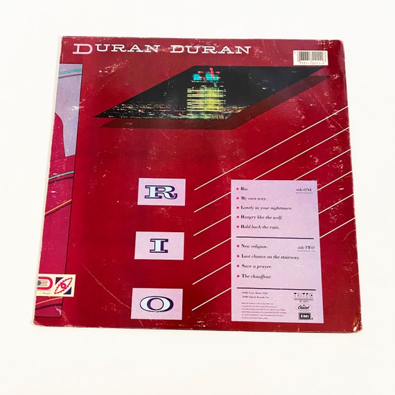 Vintage Duran Duran Rio LP Record Vinyl 12