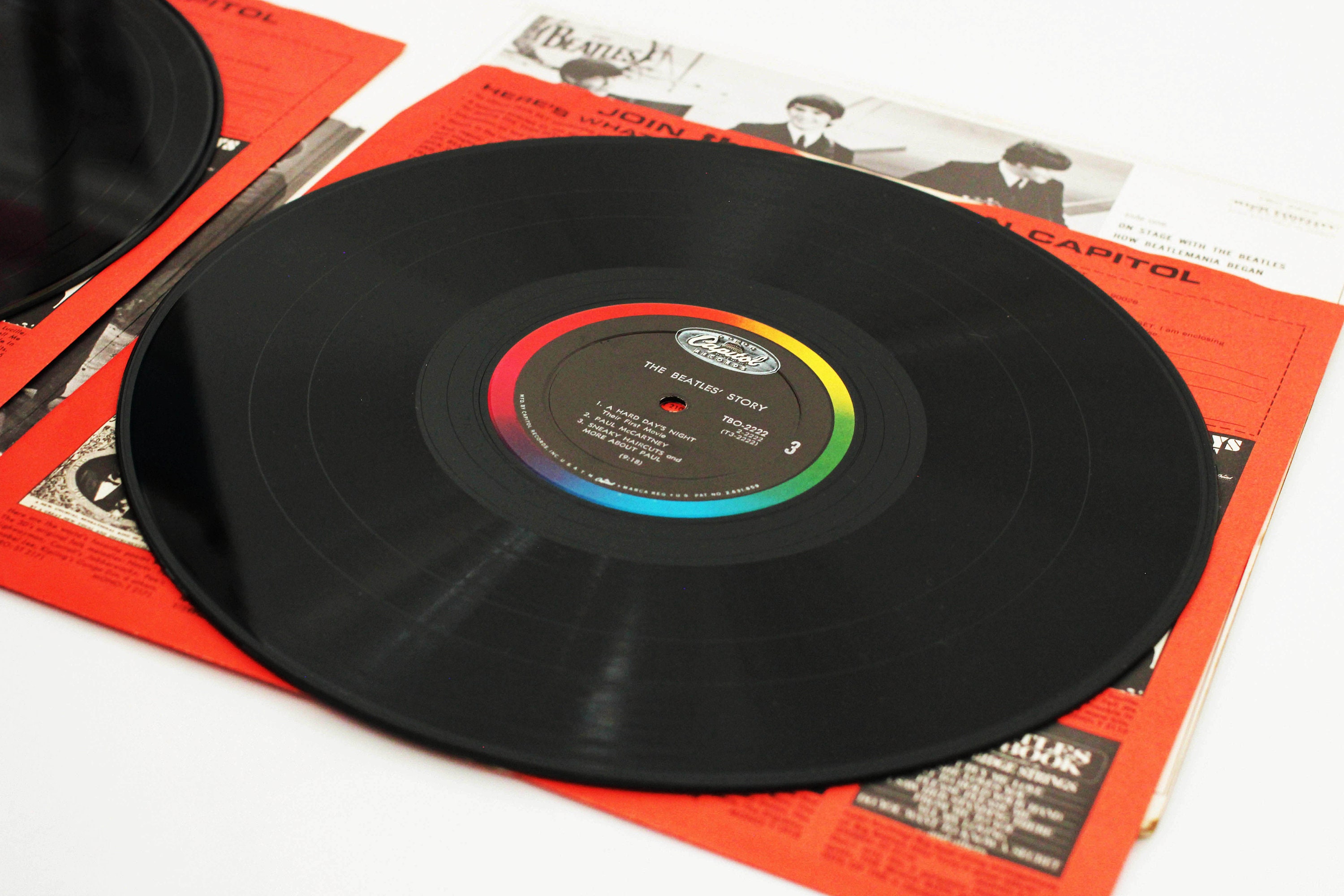 Vintage the Beatles Story 1964 2 LP Gatefold 4 Album 12