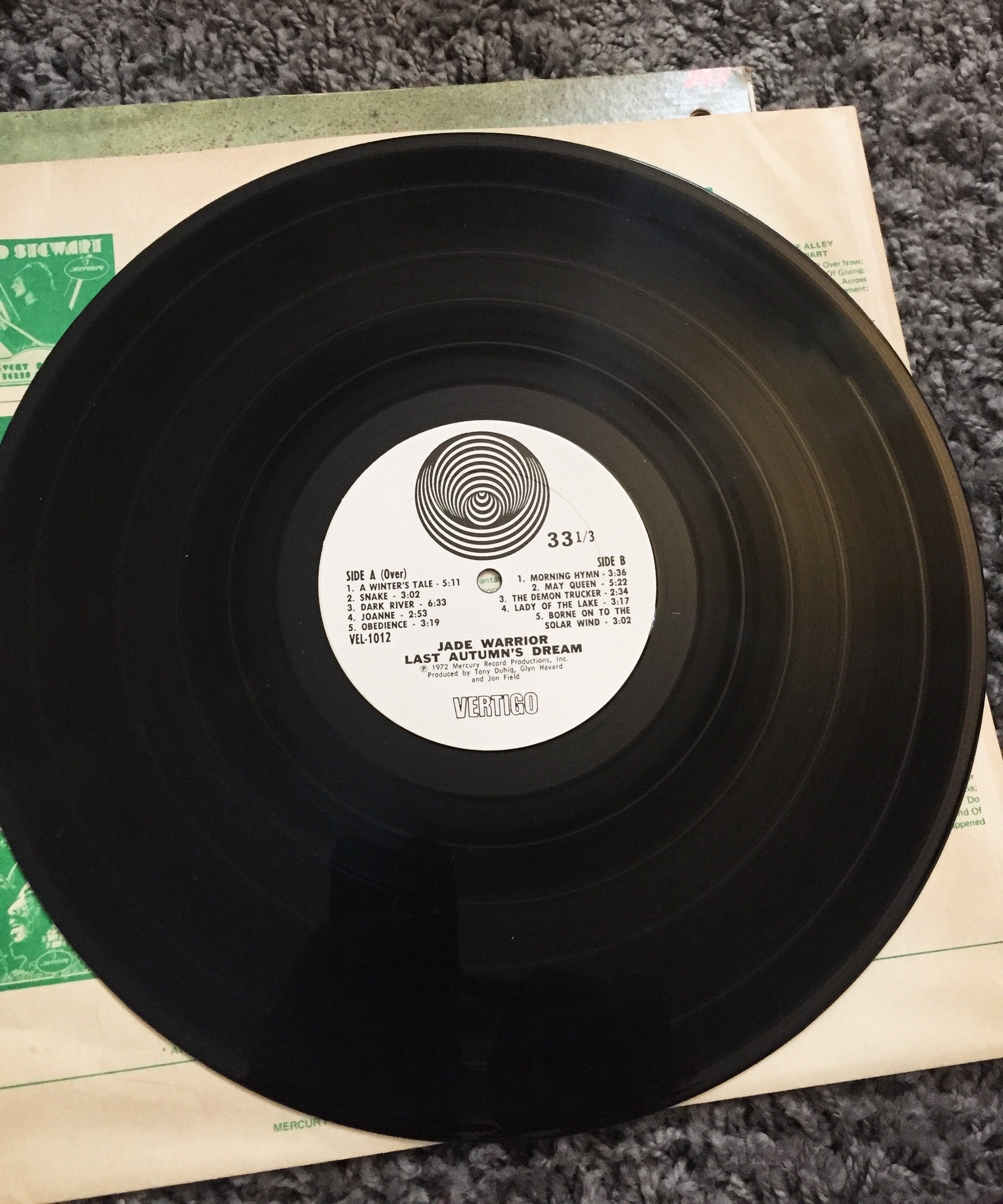 Jade Warrior - Last Autumn's Dream Vinyl LP - 1972 Prog Psych