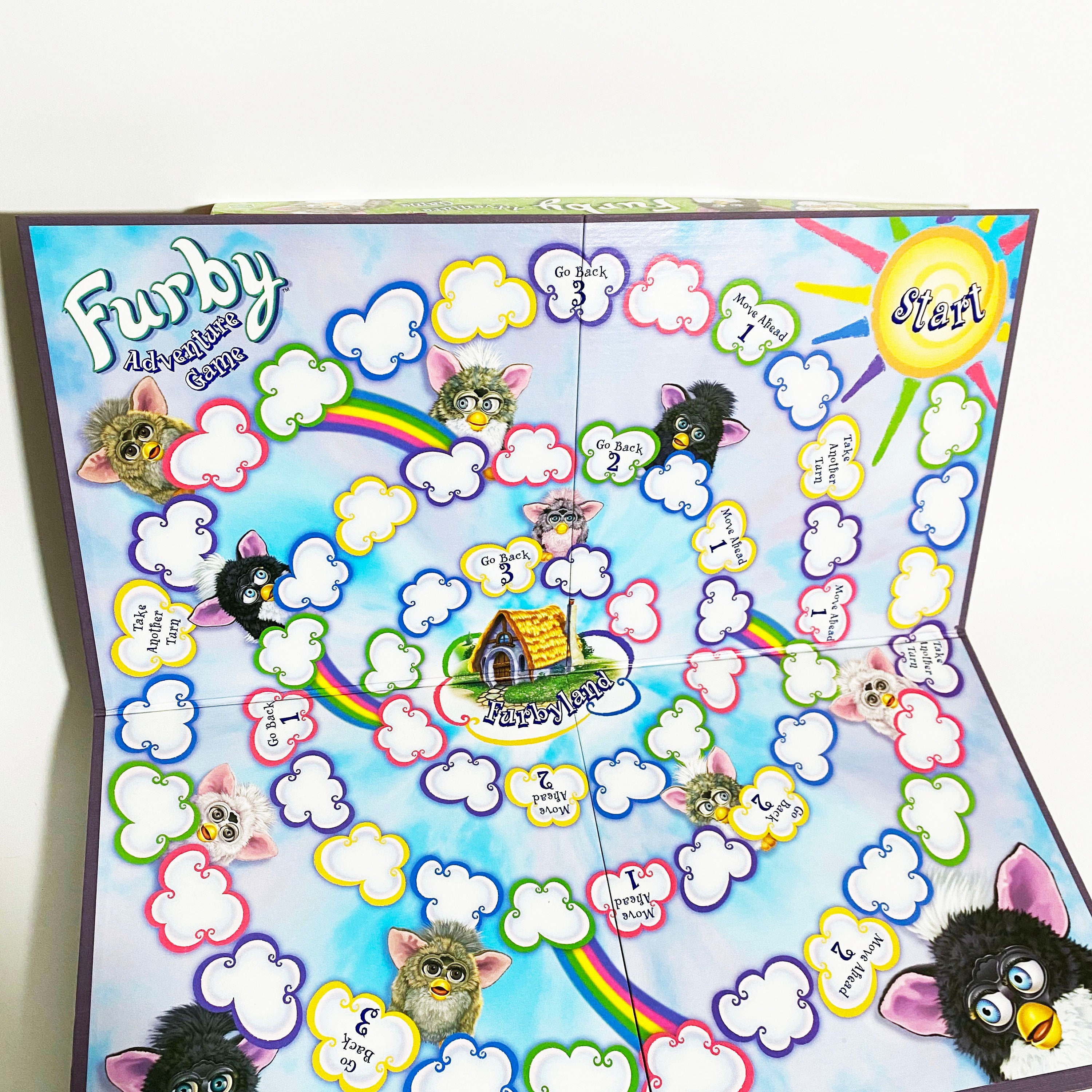 Vintage Furby Adventure Game 1999 100% Complete Board Game 1990s