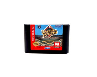 Vintage 1994 Sega Genesis World Series Baseball Video Game 90s