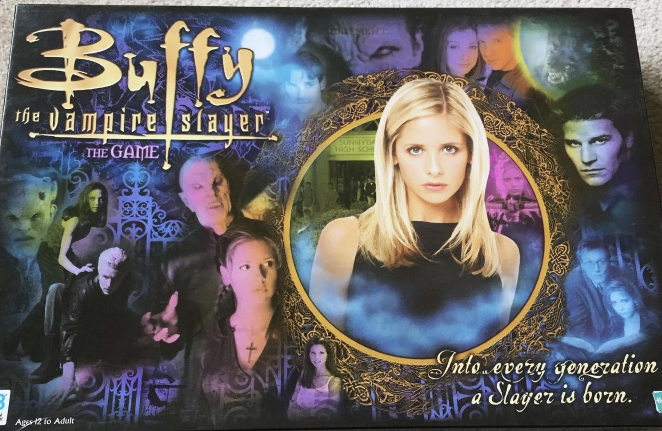 Vintage Buffy the Vampire Slayer Board Game 90s Complete Retro