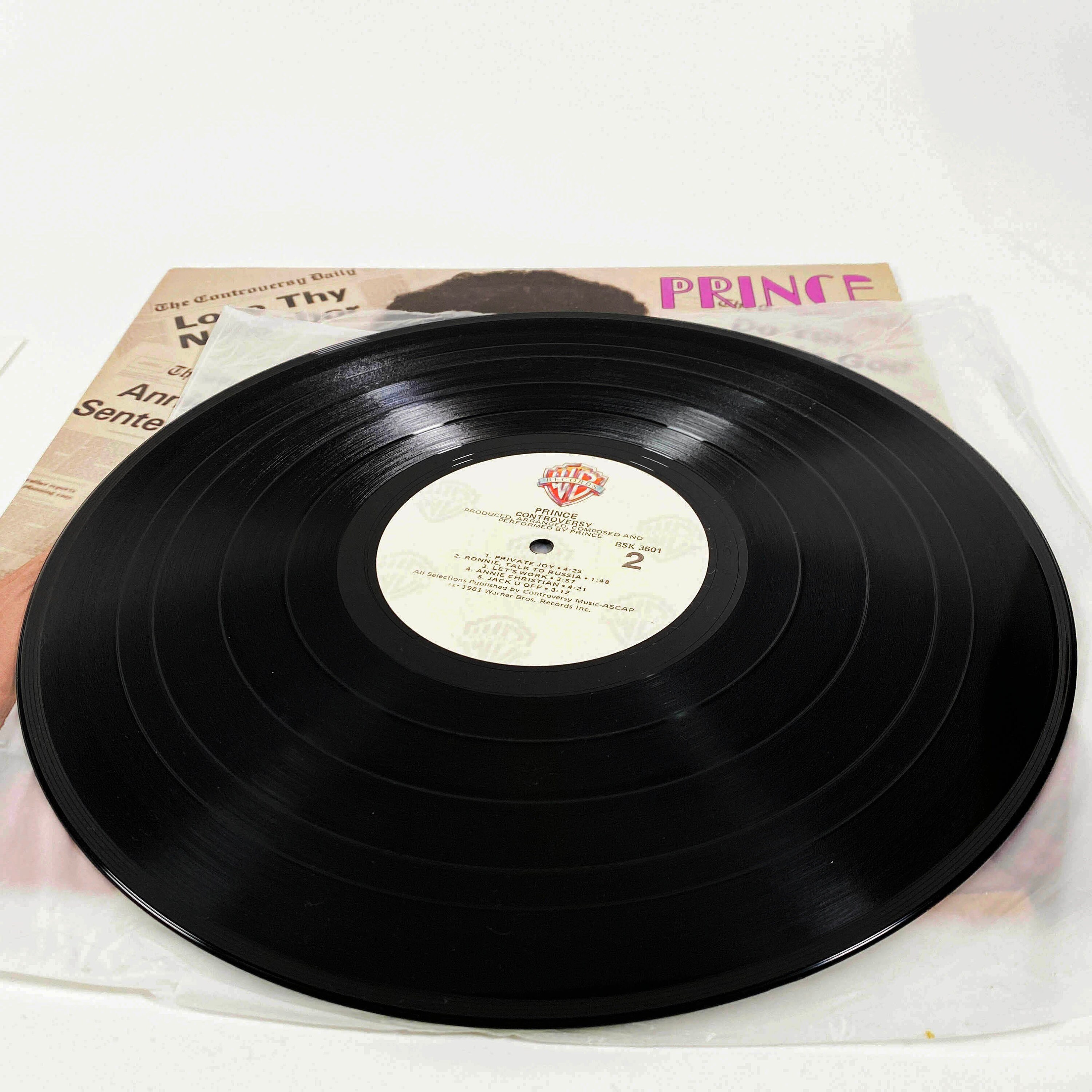 Vintage Prince Controversy Vinyl Album LP Records 1981 80s Let's