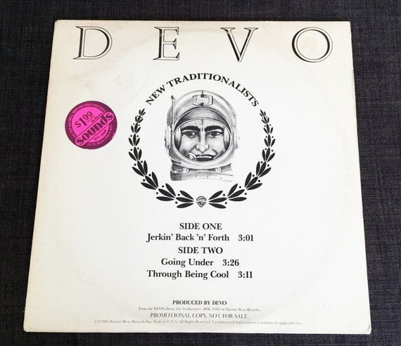 Rare Devo New Traditionalists 1981 Promo Copy Vinyl LP Record