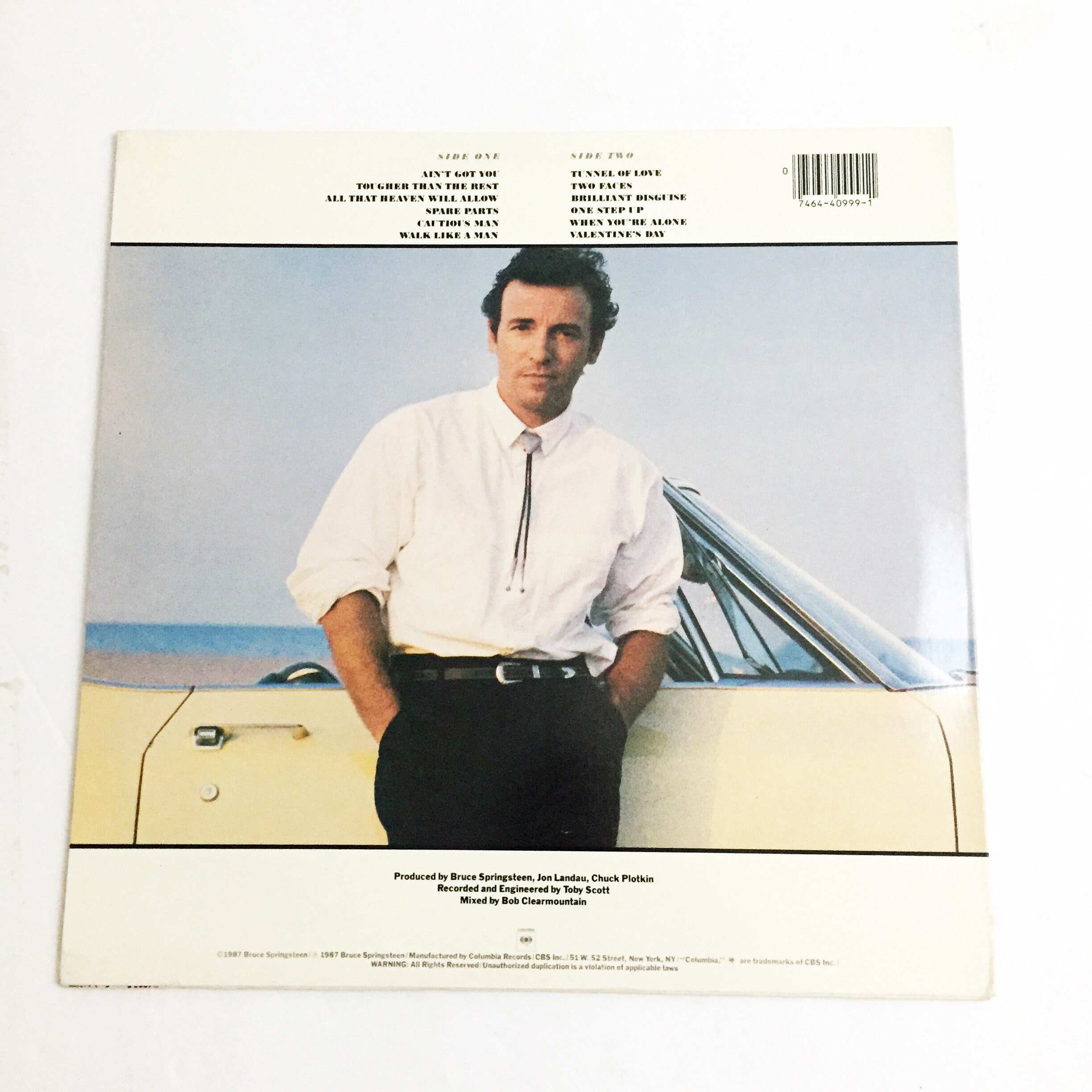 Vintage Bruce Springsteen Tunnel of Love Vinyl LP, 1987 - Etsy