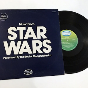 Vintage Electric Moog Orchestra: Music From Star Wars Soundtrack LP Record Vinyl 1977 Rare image 1