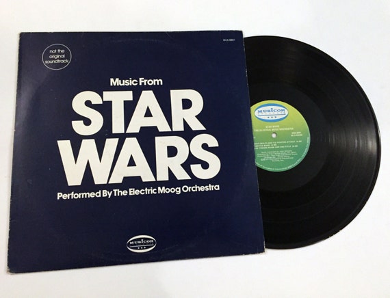 vintage Electric Moog Orchestra : Musique de Star Wars Soundtrack LP Record  Vinyl 1977 Rare