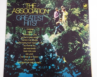 Vintage The Association Greatest Hits LP Record Vinyl 12" Album 1960s 1968 60s