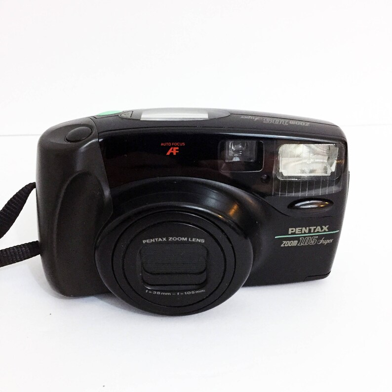 Vintage Pentax Zoom 105 Super Camera 35mm Film Point and Click Etsy