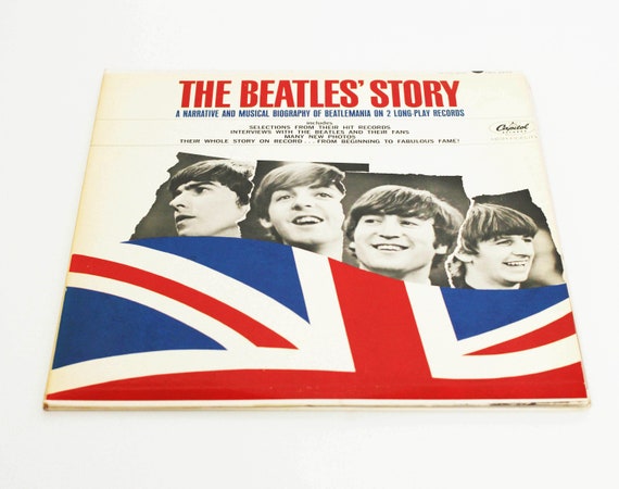 Vintage the Beatles Story 1964 2 LP Gatefold 4 Album 12