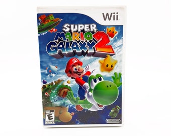 Nintendo Wii Mario Galaxy 2 Video Game Tested Works Video Games Gamer Space