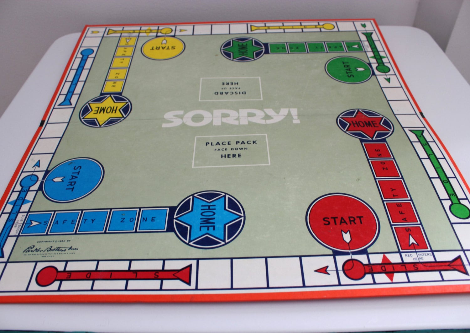Vintage Sorry Board Game by Parker Brothers Complete 1970s 70s - Etsy