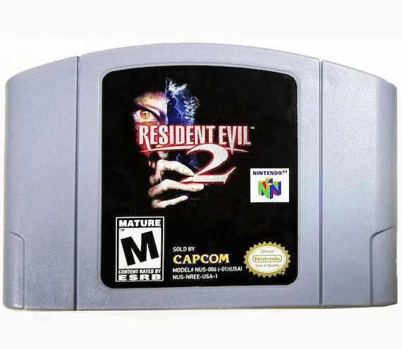 Vintage Resident Evil 2 Nintendo 64 Tested Works Very Clean N64 Video Game 90s Video Game