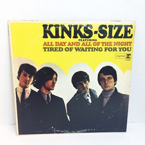 Vintage Original Kinks Size Mono Vinyl Record LP Album 1965 Tired of Waiting 1960s