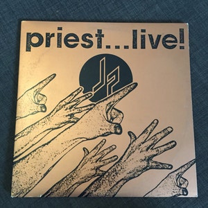 Vintage Judas Priest Live Double Album 1987 Vinyl LP Record Original 80s