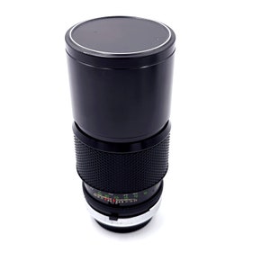 Vintage Quantaray 200mm f/3.5 Canon FD Mount Lens Auto Manual Focus with Caps Tested and Works SLR Camera