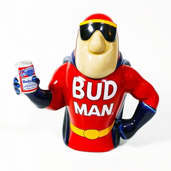 『Budman Beer Stein ヴィンテージ　コレクターズエディション』 Vintage Budweiser Bud Man Beer Stein 1989 Ceramic Collectors