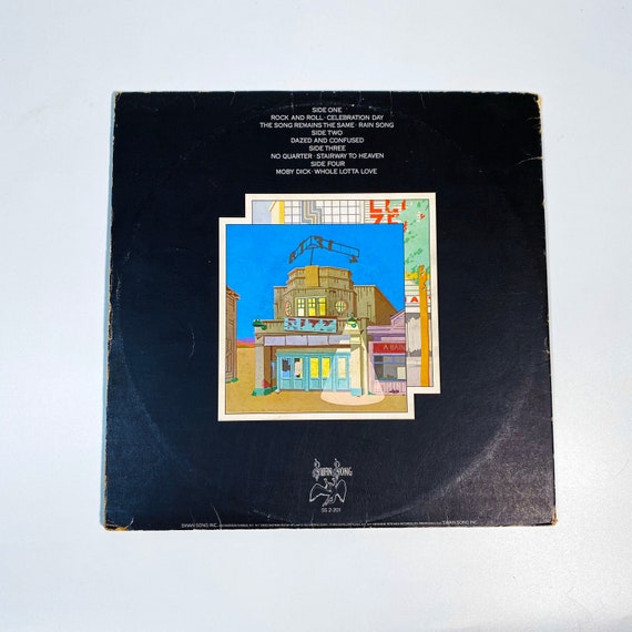Vintage Led Zeppelin 'the Song Remains the Same' LP Vinyl (1975