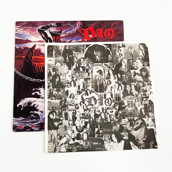 Vintage 1983 Dio Holy Diver Lp Album Vinyl Original Record 1980s
