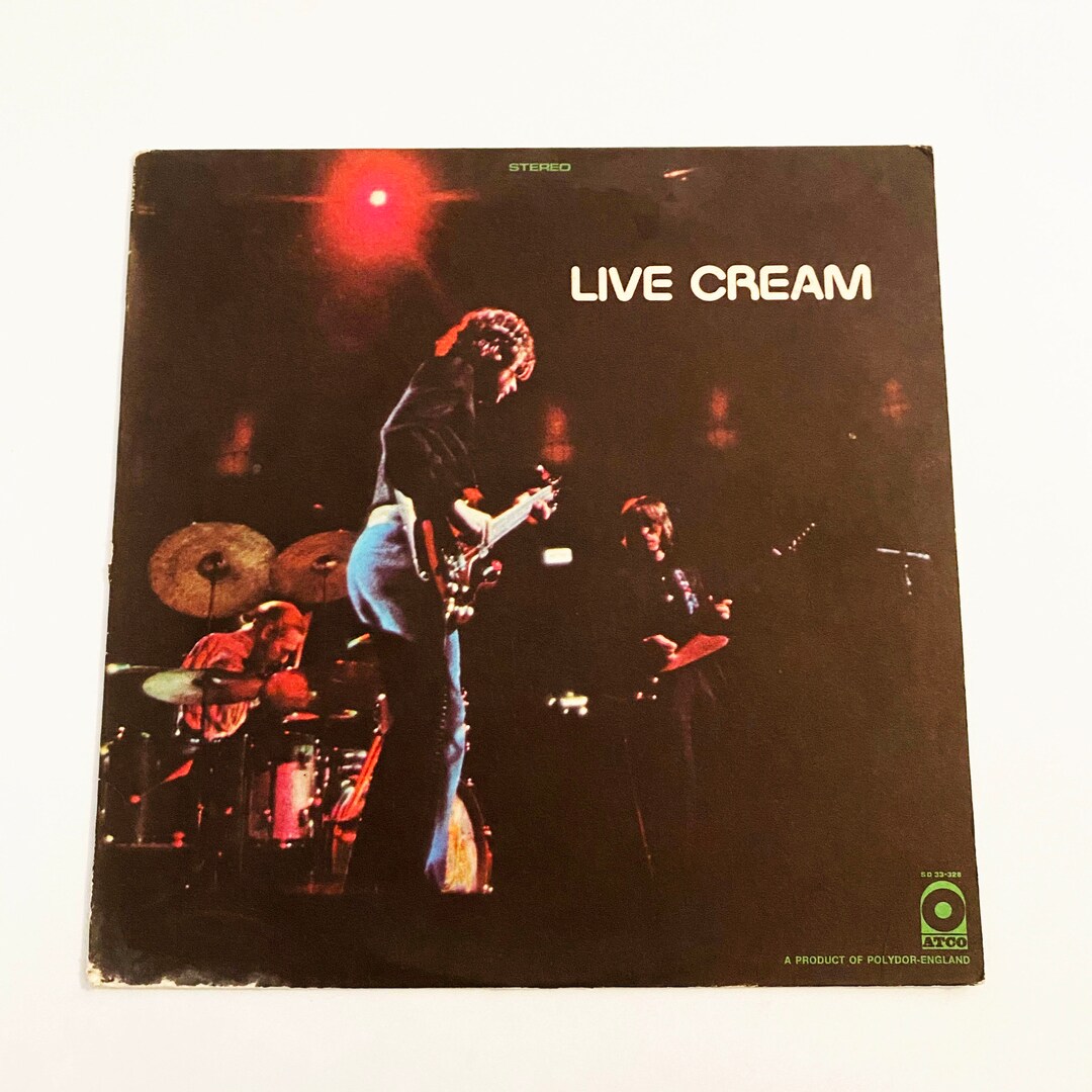Vintage Cream Live Cream Record Eric Clapton Album Vinyl 12
