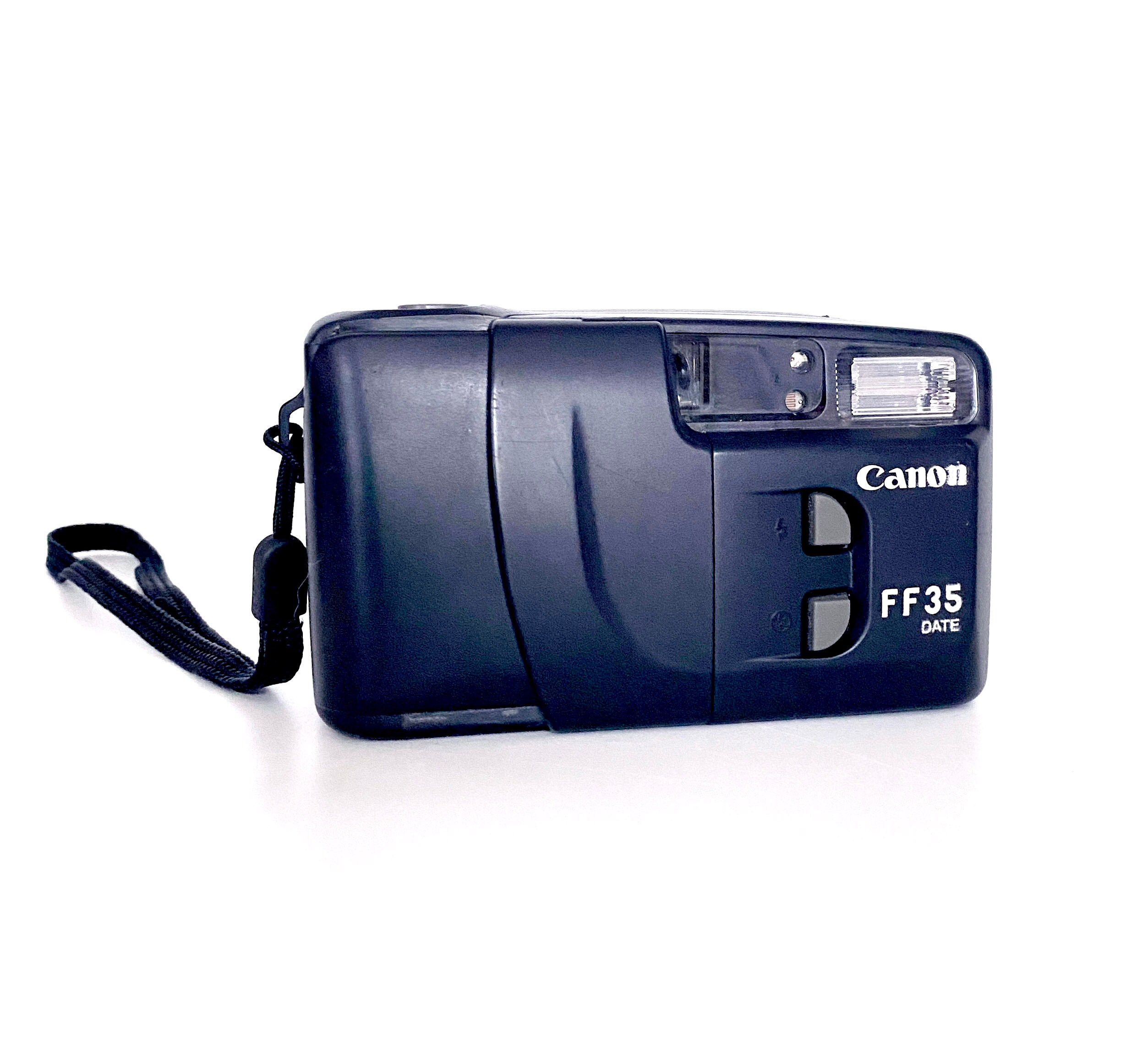 Vintage Canon FF35 Date 35mm Point Film Camera Tested Works 90s