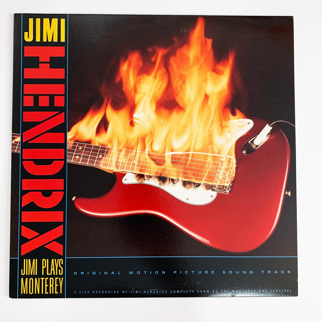 Vintage Jimi Hendrix Jimi Plays Monterey 12