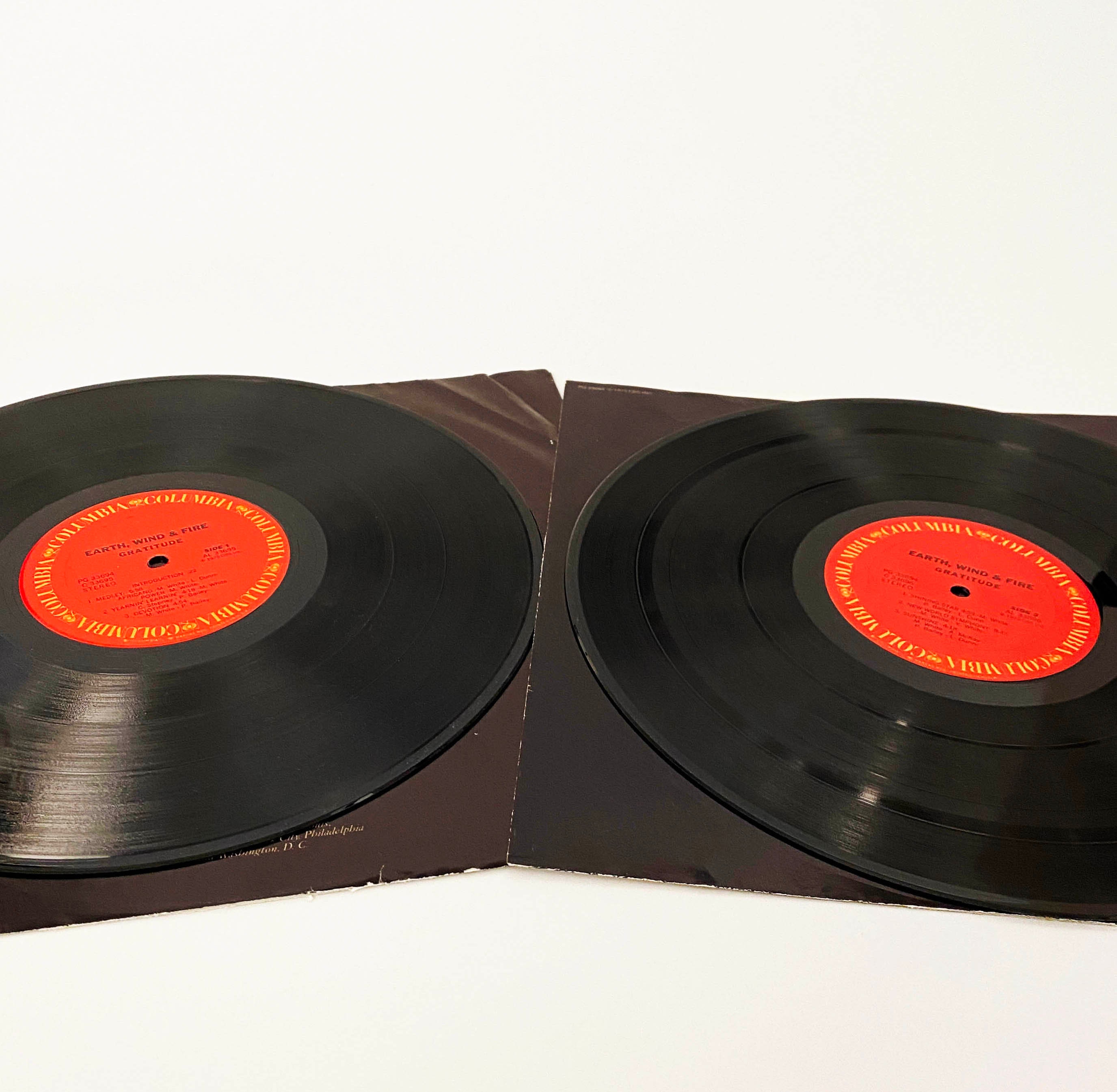Vintage Earth Wind & Fire Gratitude Album Record 12 Vinyl