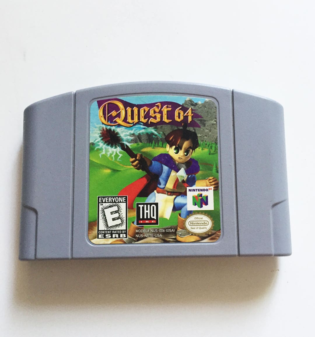  quest 初代64GB Quest 64 Nintendo 64 N64 Authentic Complete Game CIB w