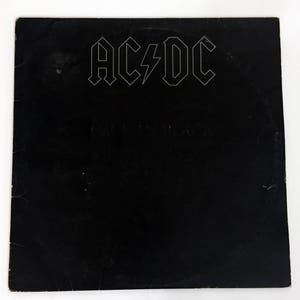 Vintage Original AC/DC Back in Black 16018 Vinyl Record LP 1980 Album Acdc 12&quot; Excellent No Barcode
