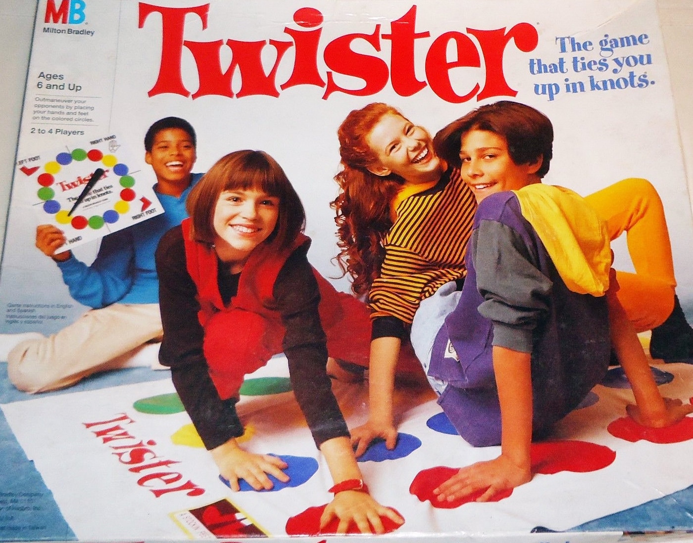 Vintage Twister Game Classic Group Complete 1986 