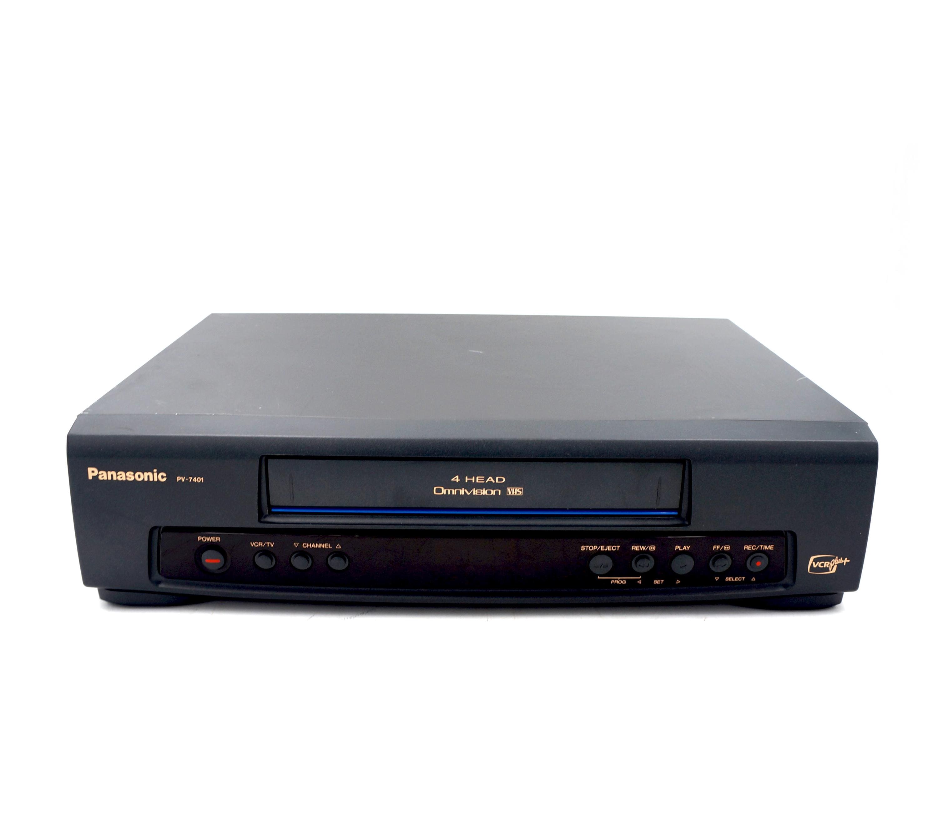 Vintage 1997 Panasonic PV-7401 Omnivision 4-head VCR Plus VHS Tape